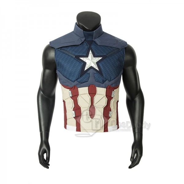 Avengers 4 Civil War Captain America Steve Rogers Cosplay Costume Superhero Battle Suit