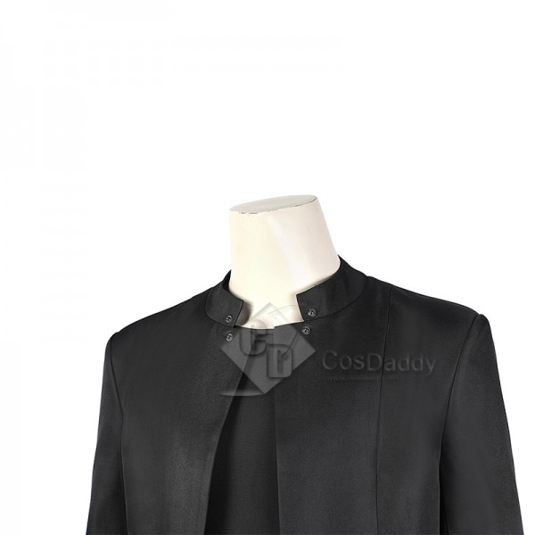 The Matrix 4 Resurrections Neo Cospaly Costume Keanu Reeves Black Coat Full Set