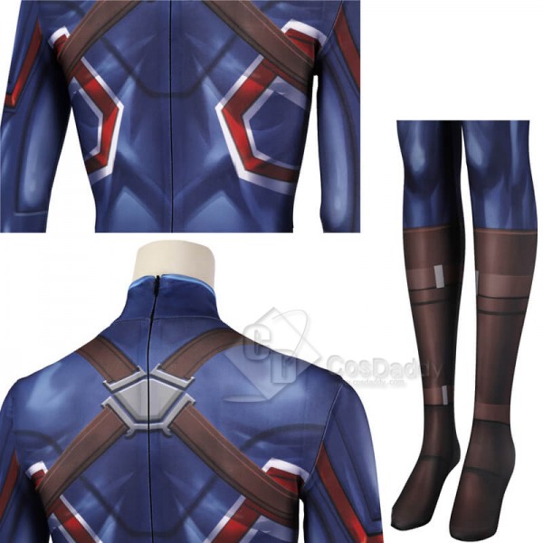 What If Peggy Carter Captain Carter Costume Jumpsuit Onesies Cosplay Outfit