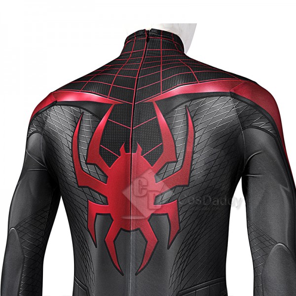 Spider Man PS5 2 Miles Morales Cosplay Costume Spiderman Jumpsuit 3D Printed Bodysuit