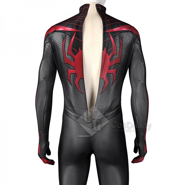 Spider Man PS5 2 Miles Morales Cosplay Costume Spiderman Jumpsuit 3D Printed Bodysuit