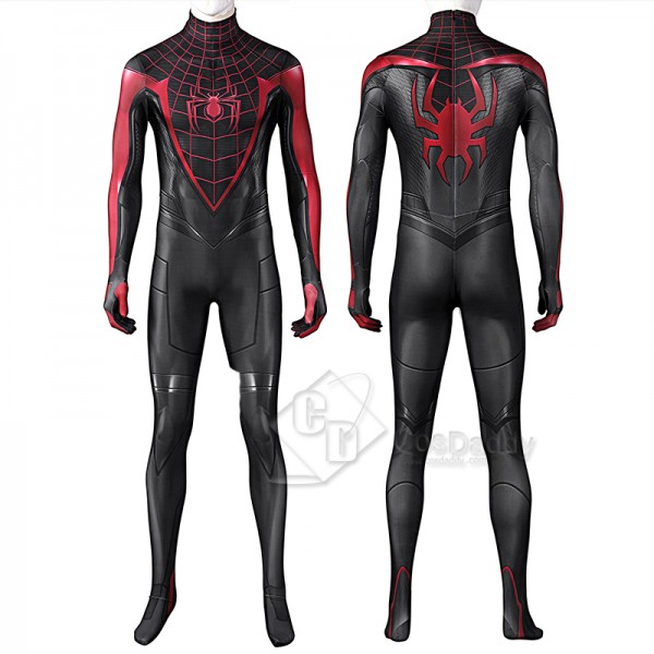 Spider Man PS5 2 Miles Morales Cosplay Costume Spiderman Jumpsuit 3D Printed Bodysuit