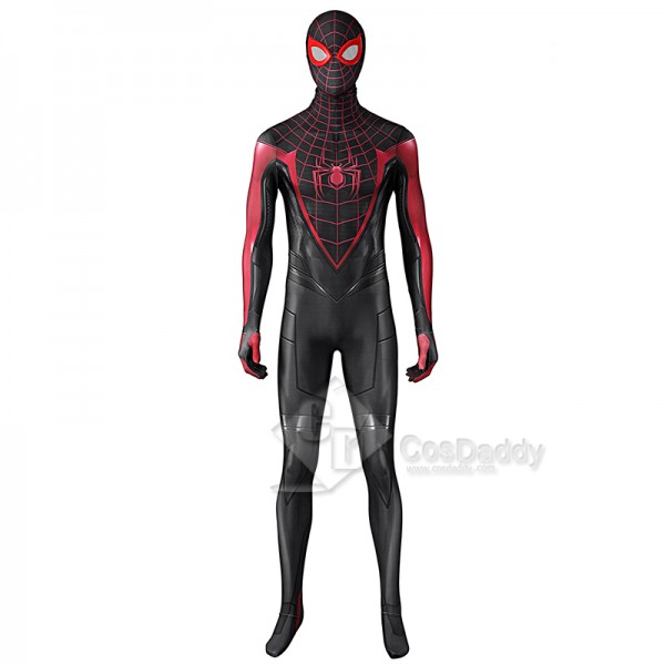 Spider Man PS5 2 Miles Morales Cosplay Costume Spiderman Jumpsuit 3D Printed Bodysuit