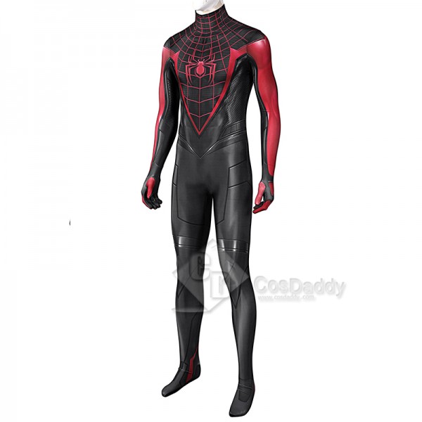 Spider Man PS5 2 Miles Morales Cosplay Costume Spiderman Jumpsuit 3D Printed Bodysuit