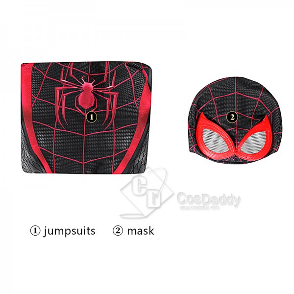 Spider Man PS5 2 Miles Morales Cosplay Costume Spiderman Jumpsuit 3D Printed Bodysuit