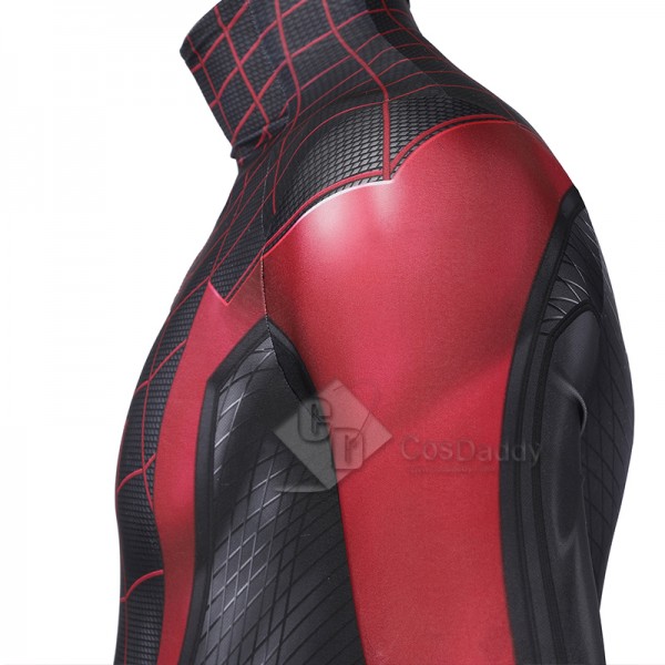 Spider Man PS5 2 Miles Morales Cosplay Costume Spiderman Jumpsuit 3D Printed Bodysuit