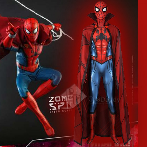 What If Zombie Hunter Cosplay Costume Spiderman Ju...