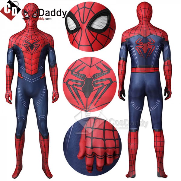 Spider Man Far From Home Peter Parker Spiderman Cosplay Costume for Men &  Kids