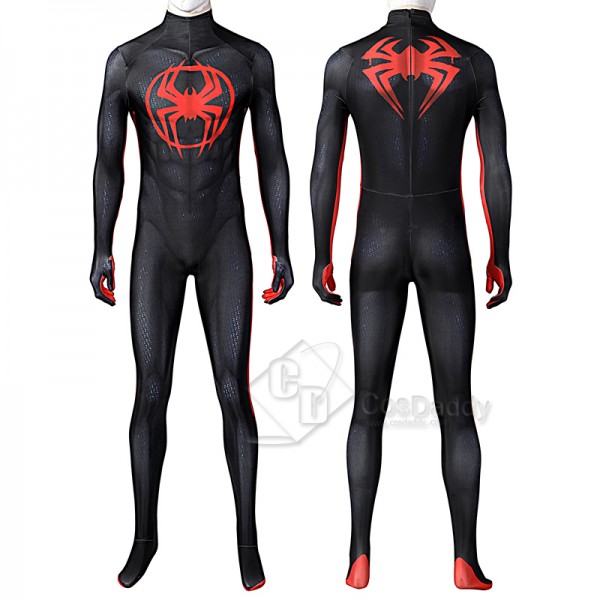 Spider-Man: Across the Spider-Verse(Part One) Miles Morales Cosplay Costume Spiderman Jumpsuit