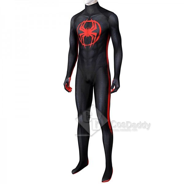 Spider-Man: Across the Spider-Verse(Part One) Miles Morales Cosplay Costume Spiderman Jumpsuit