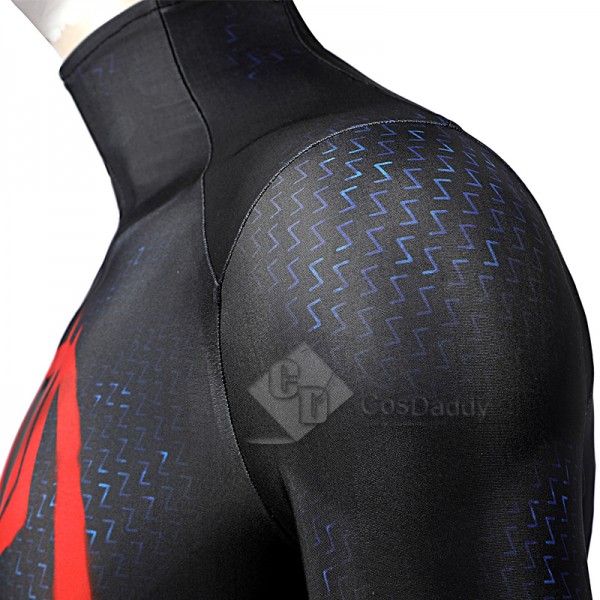 Spider-Man: Across the Spider-Verse(Part One) Miles Morales Cosplay Costume Spiderman Jumpsuit