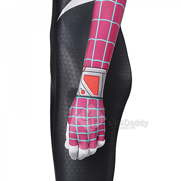 Spider-Man: Across The Spider-Verse Gwen Stacy Cosplay Costume Gwen Jumpsuit With Shoes