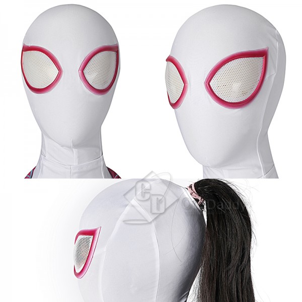 Spider-Man: Across The Spider-Verse Gwen Stacy Cosplay Costume Gwen Jumpsuit With Shoes