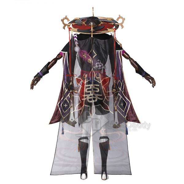 Genshin Impact Scaramouche Cosplay Costume The Sixth of The Eleven Fatui Harbingers Suit