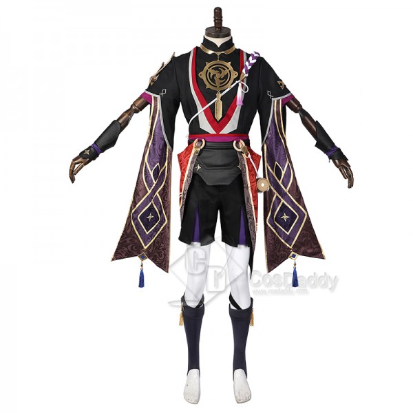 Genshin Impact Scaramouche Cosplay Costume The Sixth of The Eleven Fatui Harbingers Suit