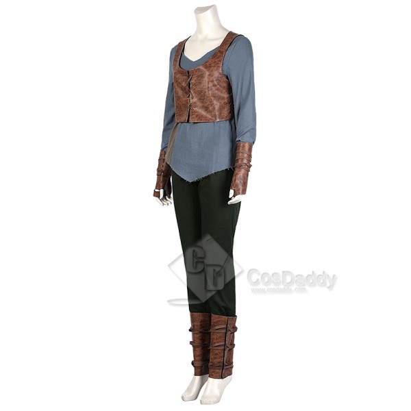 The Witcher Season 2 Hunt Ciri Cosplay Costume Lady Of Space And Time Battle Suit With Shoes