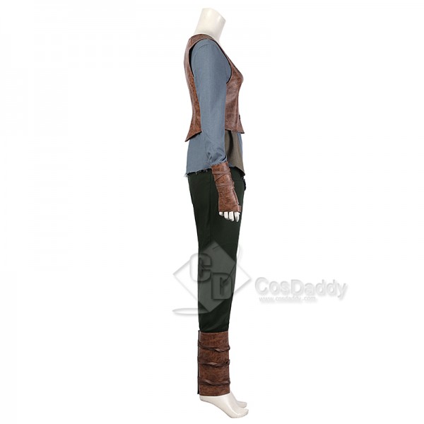 The Witcher Season 2 Hunt Ciri Cosplay Costume Lady Of Space And Time Battle Suit With Shoes