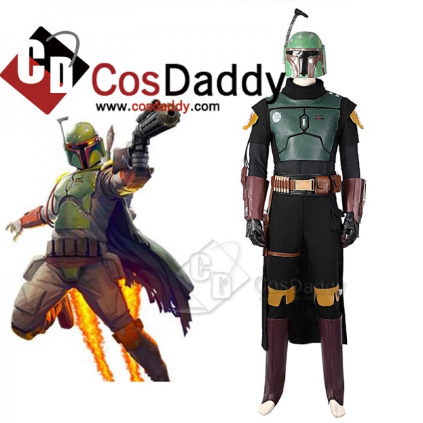 The Mandalorian The Book of Boba Fett Cosplay Costume Green Amor Suit