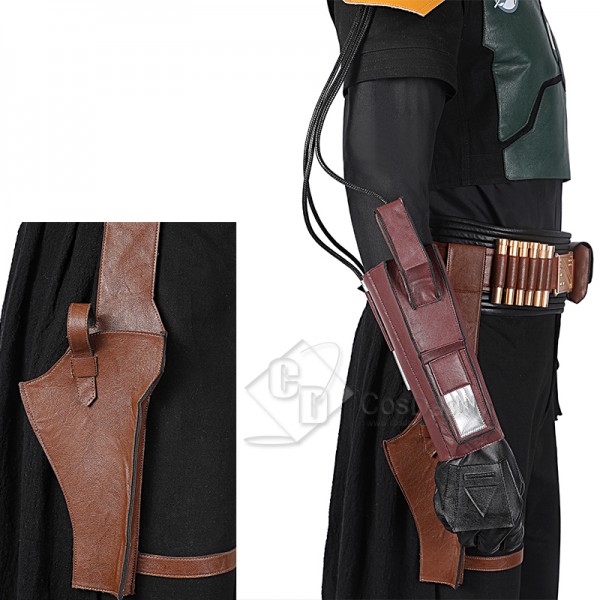 The Mandalorian The Book of Boba Fett Cosplay Costume Green Amor Suit