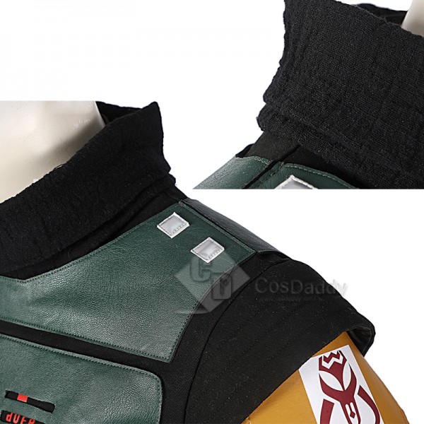 The Mandalorian The Book of Boba Fett Cosplay Costume Green Amor Suit