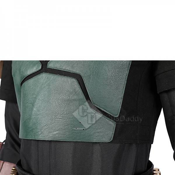 The Mandalorian The Book of Boba Fett Cosplay Costume Green Amor Suit