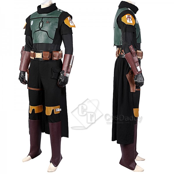 The Mandalorian The Book of Boba Fett Cosplay Costume Green Amor Suit