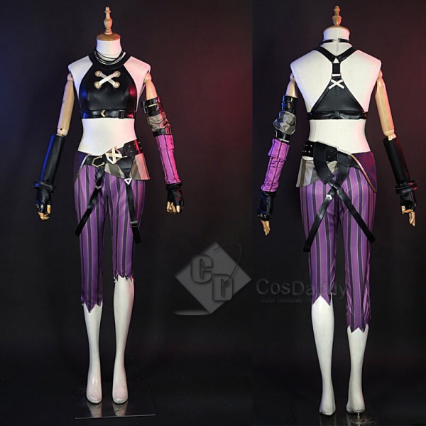 League of Legends Arcane Jinx Halloween Outfit LOL...