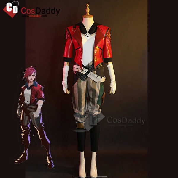 Arcane League of Legends Vi Cosplay Costumes LOL Arcane Vi Halloween Costumes Outfits CosDaddy