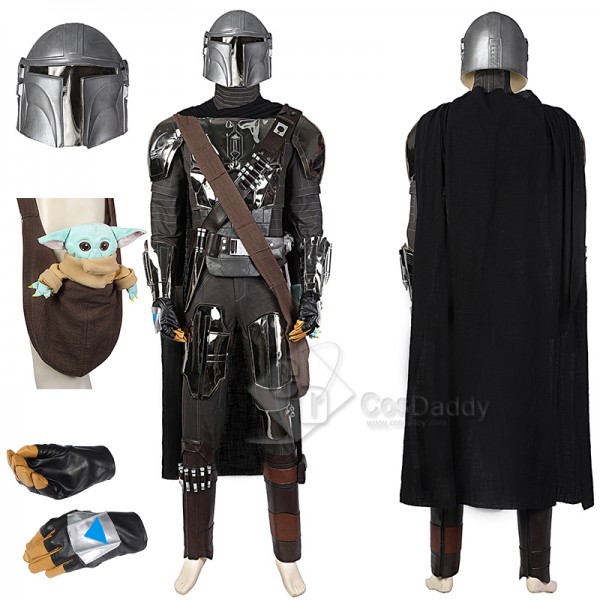 Star Wars The Mandalorian Season 2 Beskar Armor Uniform Cosplay Costume Din Djarin Halloween Outfit