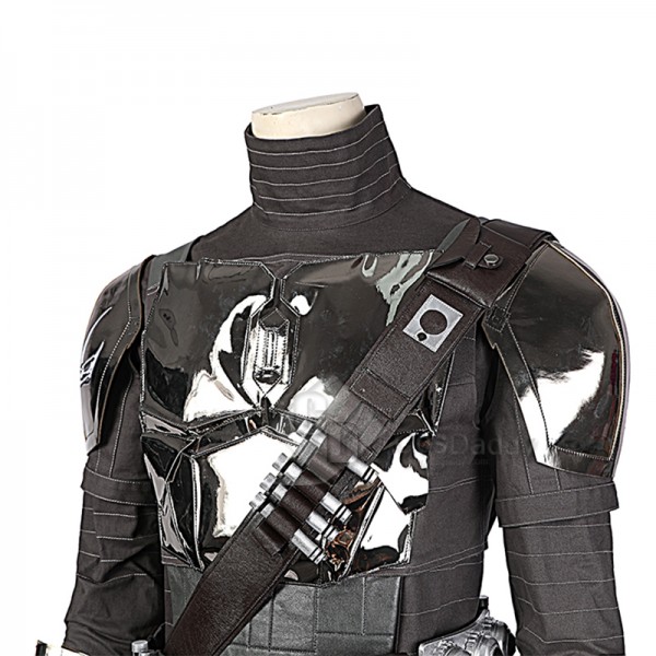 Star Wars The Mandalorian Season 2 Beskar Armor Uniform Cosplay Costume Din Djarin Halloween Outfit