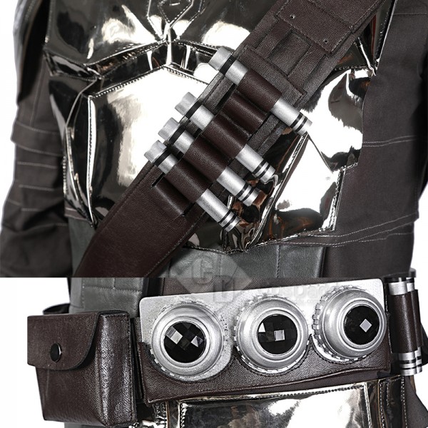 Star Wars The Mandalorian Season 2 Beskar Armor Uniform Cosplay Costume Din Djarin Halloween Outfit