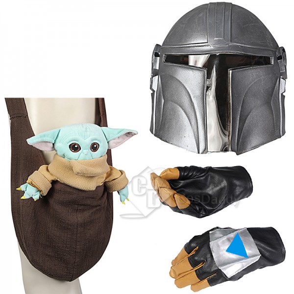 Star Wars The Mandalorian Season 2 Beskar Armor Uniform Cosplay Costume Din Djarin Halloween Outfit