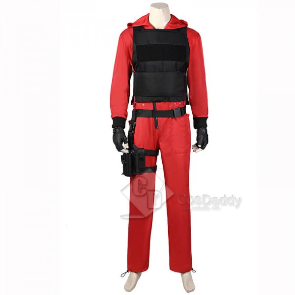 La casa de Papel Season 5 Money Heist Costumes Ideas Cosplay Uniform Red Jumpsuit CosDaddy