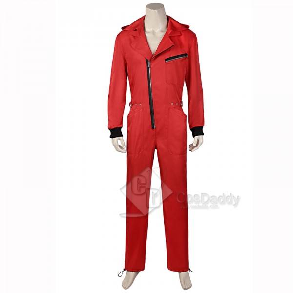 La casa de Papel Season 5 Money Heist Costumes Ideas Cosplay Uniform Red Jumpsuit CosDaddy