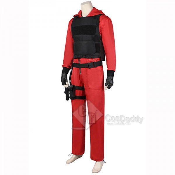 La casa de Papel Season 5 Money Heist Costumes Ideas Cosplay Uniform Red Jumpsuit CosDaddy
