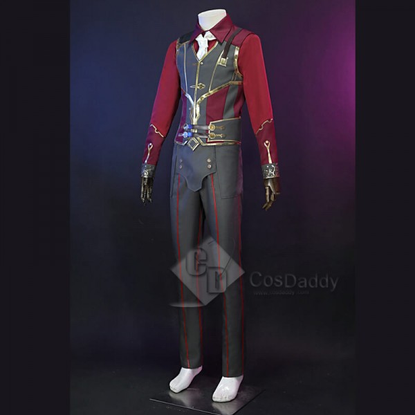 Game League of Legends Arcane Silco Cosplay Costumes LOL Halloween Outfit for Men