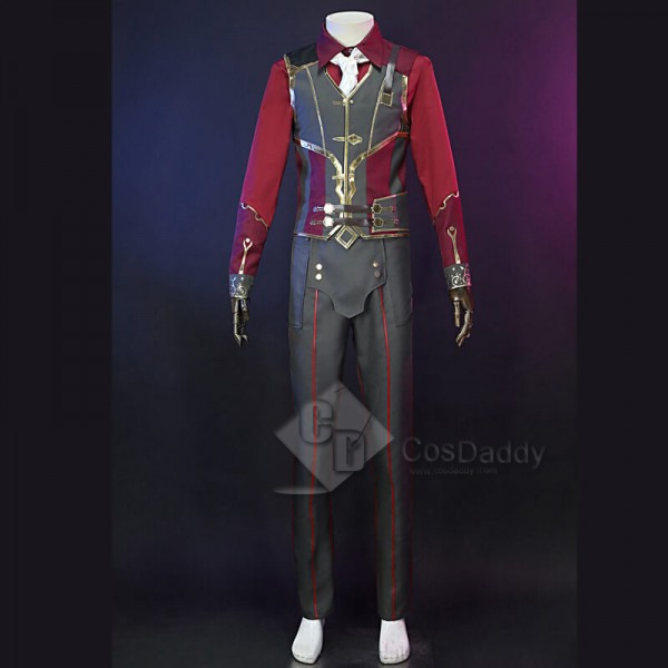 Game League of Legends Arcane Silco Cosplay Costumes LOL Halloween Outfit for Men