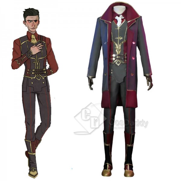 Game League of Legends Arcane Silco Cosplay Costumes LOL Halloween Outfit for Men