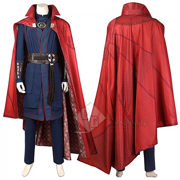 2022 Doctor Strange in the Multiverse of Madness Dr Strange Stephen Cosplay Costume Full Set Cloak Necklace