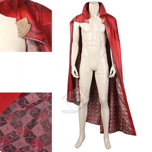 2022 Doctor Strange in the Multiverse of Madness Dr Strange Stephen Cosplay Costume Full Set Cloak Necklace