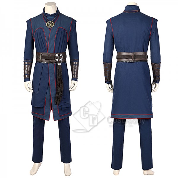 2022 Doctor Strange in the Multiverse of Madness Dr Strange Stephen Cosplay Costume Full Set Cloak Necklace