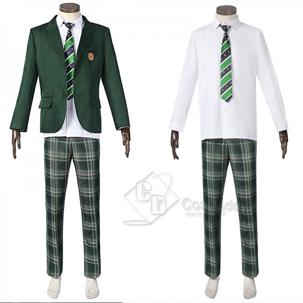 All Of Us Are Dead Character Lee Su-Hyeok Actor Park Solomon Cosplay Costume School Uniform