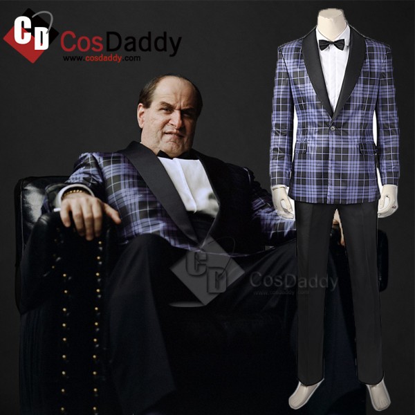 The Batman 2022 Penguin Cosplay Costume Coat Shirt Suit Full Set