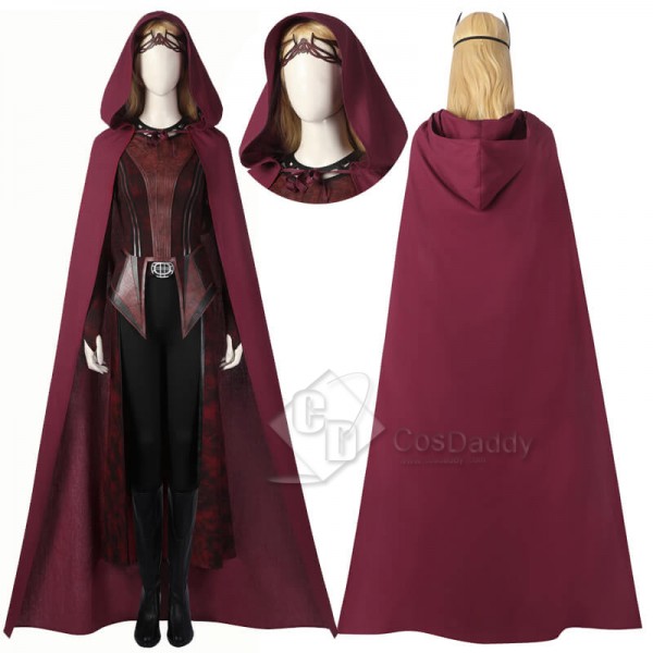 Doctor Strange 2 Scarlet Witch New Costumes with Skirt Wanda New Cosplay Outfits CosDaddy