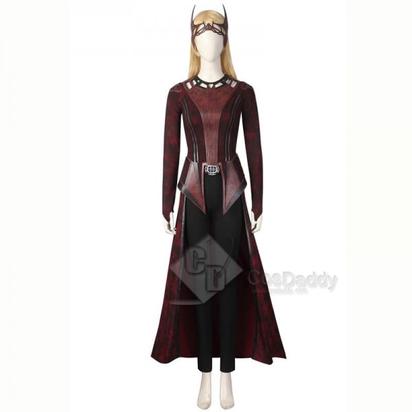 Doctor Strange 2 Scarlet Witch New Costumes with Skirt Wanda New Cosplay Outfits CosDaddy