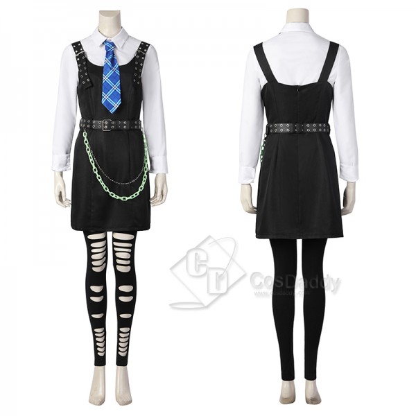 2022 Live Action Drama Monster High Frankie Stein Cosplay Costume Halloween Carnival Suit