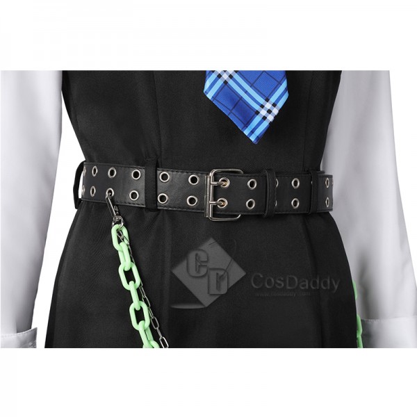 2022 Live Action Drama Monster High Frankie Stein Cosplay Costume Halloween Carnival Suit