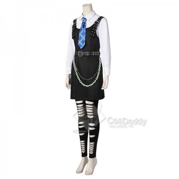 2022 Live Action Drama Monster High Frankie Stein Cosplay Costume Halloween Carnival Suit