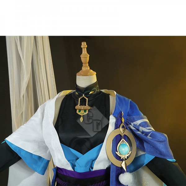 Game Genshin Impact Scaramouche The Wanderer Cosplay Costume Uniform Halloween Party Suit