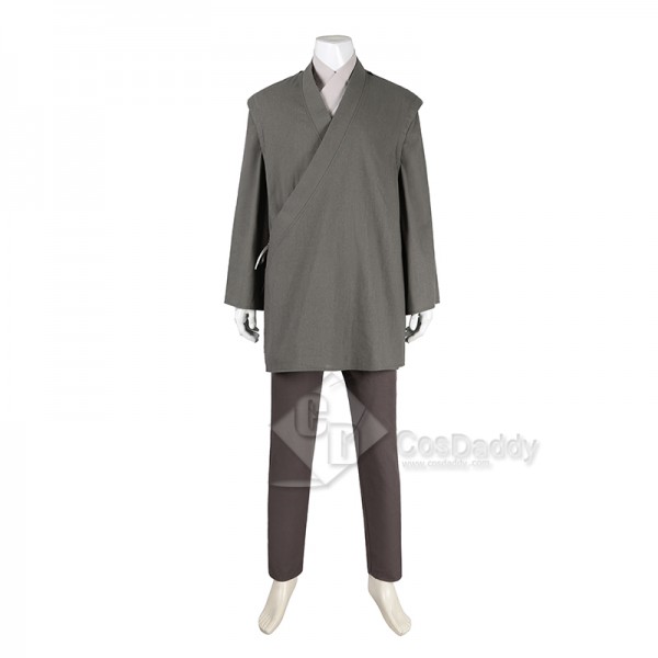 Star Wars Obi-Wan Kenobi Season 1 Cosplay Costumes Halloween Grey Suit